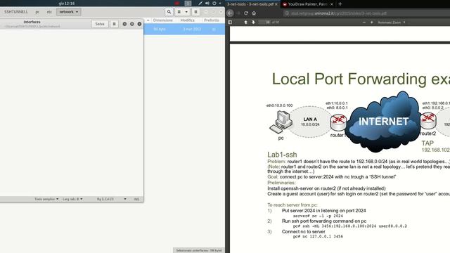 Creare un Tunnel SSH (Local Port Forwarding) tra due reti lan private смотреть онлайн