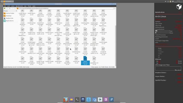 How to install Antergos Openbox and customize it - 2 changing the plank theme 100+ themes смотреть онлайн