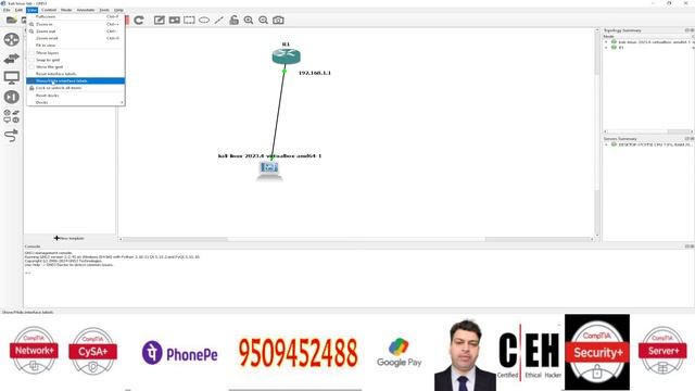 Network Security Lab Setup | GNS3 and Kali Linux Connection #kalilinux #gns3 #networksecurity смотреть онлайн