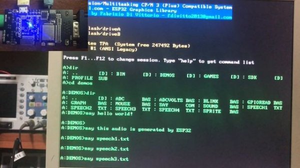 ESP32 Text to Speech (fabgl)