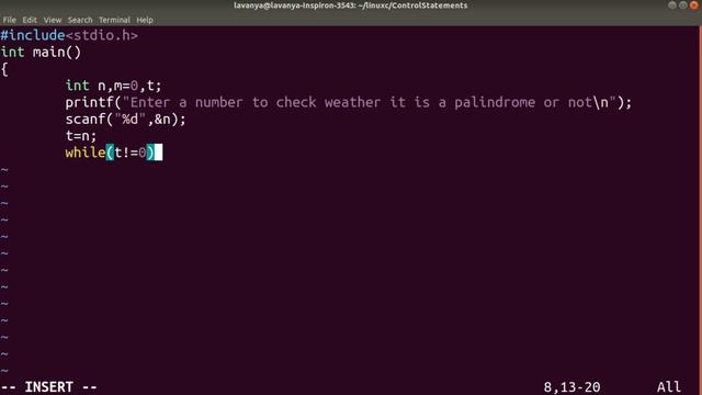 Linux C Program to find weather a given number is Palindrome or not смотреть онлайн