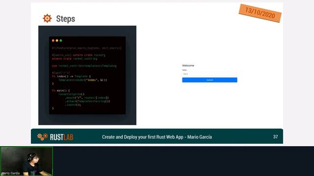 WORKSHOP: Create and Deploy your first Rust Web App - Mario Garcia смотреть онлайн
