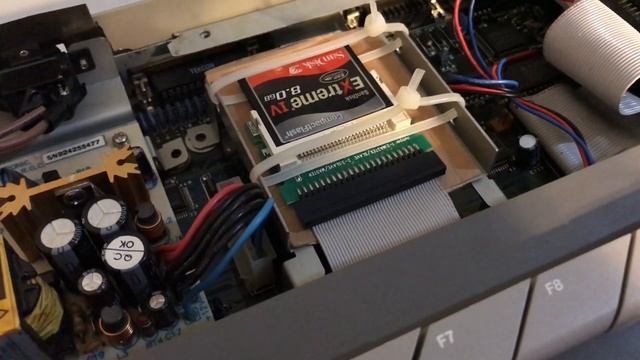 Preparing a CF / SD card as a hard drive for the Atari Falcon смотреть онлайн