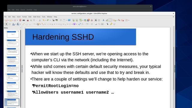 Linux Service Configuration смотреть онлайн