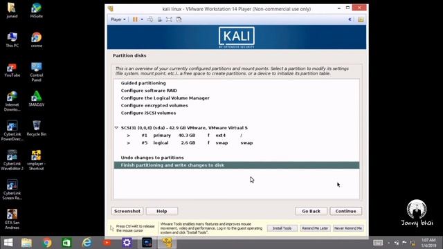 How to install kali linux 2020.1b on Vmwear? step by step Guide in hindi/urdu. смотреть онлайн