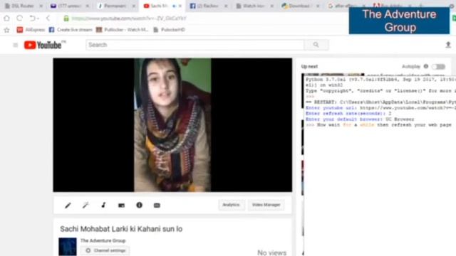YouTube Viewers increase with Python Script смотреть онлайн