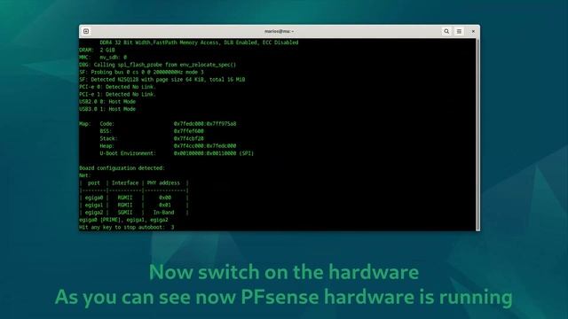 screen Linux command for PFsense console смотреть онлайн