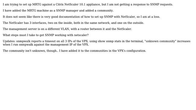 DevOps & SysAdmins: How to enable SNMP on a Citrix NetScaler 10.1? смотреть онлайн