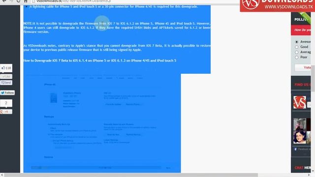 How to Downgrade iOS 7 Beta to iOS 6.1.4 [Tutorial] смотреть онлайн