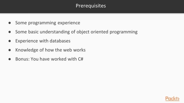 C# 7 and .NET Core 2.0 Recipes : The Course Overview | packtpub.com смотреть онлайн