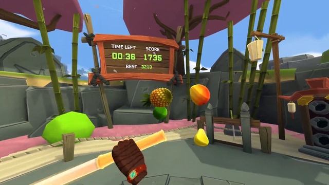 Fruit Ninja VR 2 - Old Arcade Mode Run (Score: 3237) смотреть онлайн