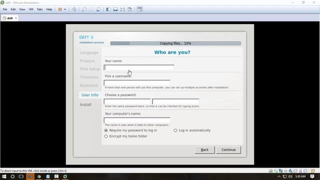 DEFT Linux overview and install in vmware workstation смотреть онлайн