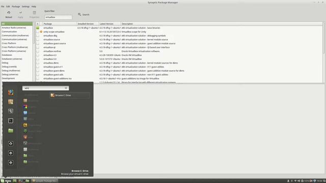 Install VirtualBox on Linux Mint using Synaptic Package Manager #1 смотреть онлайн