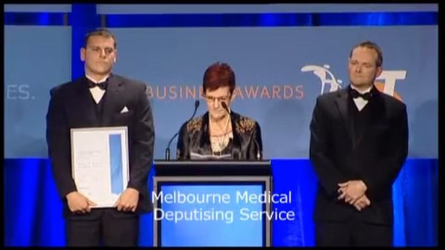 Telstra - VIC Business Awards - Melbourne Medical Deputising Service (MMDS) смотреть онлайн