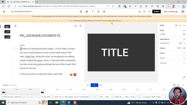 Descript for web - More Collaborations and Users on Chromebooks and Linux can now Use Descript смотреть онлайн