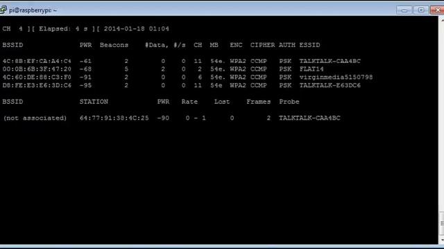 Raspberry Pi + aircrack-ng смотреть онлайн