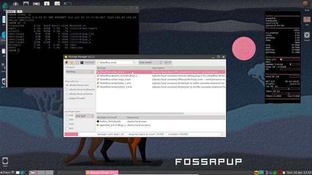 fossapup64 9.5 - Installation in VirtualBox смотреть онлайн