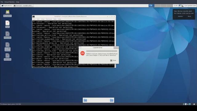 Fedora XFCE rm -rf test смотреть онлайн