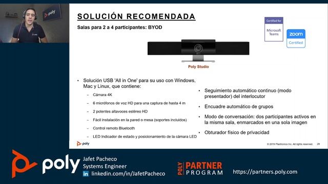 Poly - Entrenamiento Soluciones de Video Nivel 2 – Parte 2 de 2 смотреть онлайн