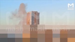 Атака дронами Саратов | Дрон камикадзе врезался в многоэтажный дом в Саратове.