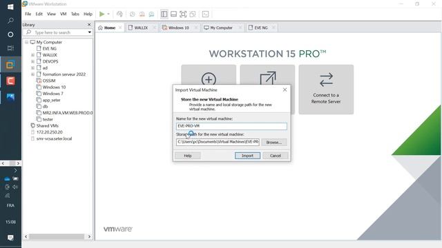 Installation de EVE-NG sur VMWARE смотреть онлайн
