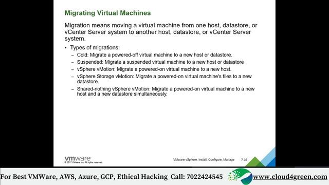 VMWare vSphere 6.7 full course | Day-9 | Part-2 | Best VMware training in Bangalore смотреть онлайн