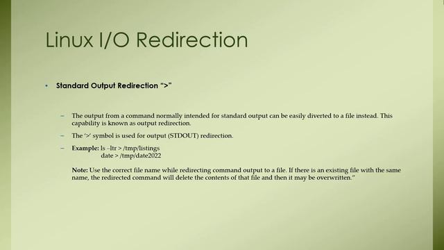 Standard Input Output Error Redirections in Linux смотреть онлайн