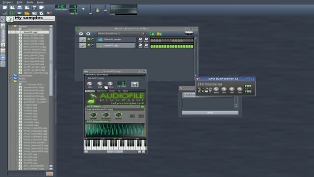 Controller Rack in LMMS - Linux Multi Media Studio смотреть онлайн