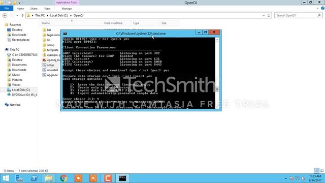 Part 2 - CA SSO r12.7 Installation - Install Open DJ Directory Server смотреть онлайн