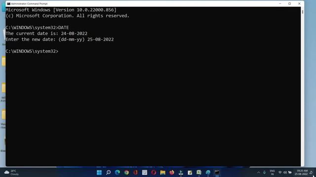 HOW TO CHANGE DATE AND TIME ON MS DOS смотреть онлайн