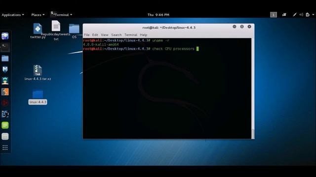 linux kernel compilation on Kali linux смотреть онлайн