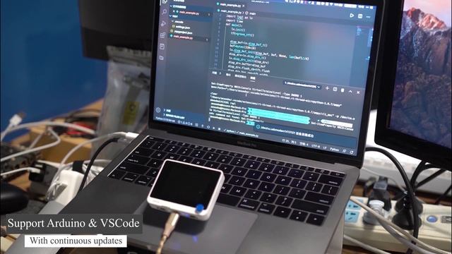 Wio Terminal | ATSAMD51 Core with Realtek RTL8720DN BLE 5.0 & Wi-Fi 2.4G/5G Dev Board смотреть онлайн