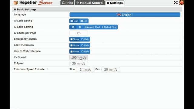 Repetier-Server Touchscreen Interface смотреть онлайн