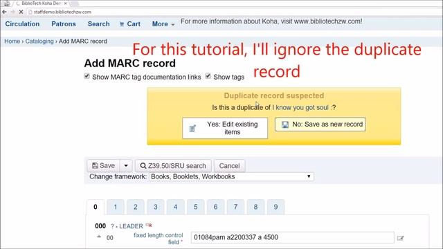 Catalog a book in 2 minutes with Koha смотреть онлайн