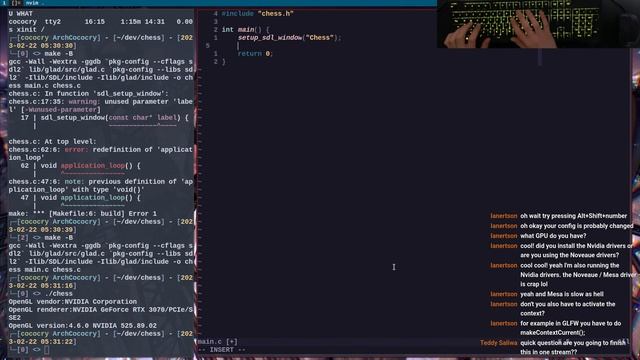 🔴 [LIVE] Coding Chess in pure C/OpenGL смотреть онлайн