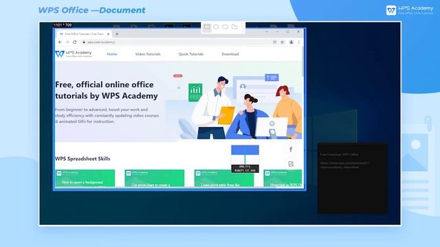 [WPS Academy] 1.9.1 Word: More features in Screenshot смотреть онлайн