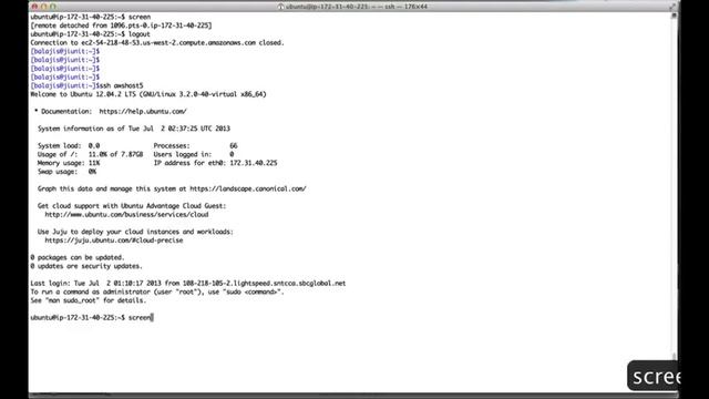 7 5 Screen Detach and Reattach Sessions 125] смотреть онлайн