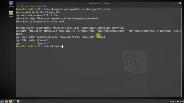 How to Install OBS Studio on Linux Mint 21 Vanessa | Linux OBS Studio Install Guide смотреть онлайн