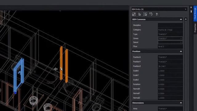 Read BIM Objects Properties with ARES CAD Software смотреть онлайн