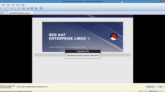 How to Install Red Hat Enterprise Linux 6 on VMWare Workstation 8.0. смотреть онлайн