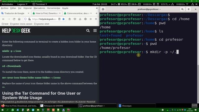 Retoques (Tweak Tools) - Gnome Shell Extensión en Debian смотреть онлайн
