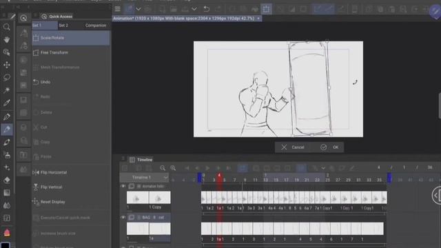 How to animate a fight scene (Clip studio paint) смотреть онлайн