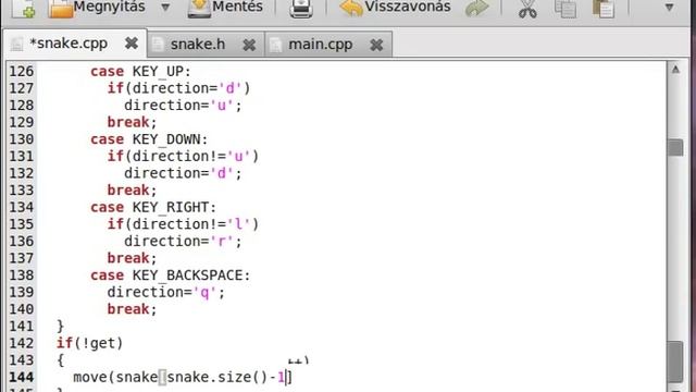 Ncurses and C++ 6 - snake game (part 5) - example program 3 (for Linux!) смотреть онлайн