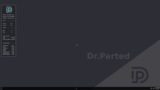 Dr.Parted Live 23.05 (Live CD Review) смотреть онлайн