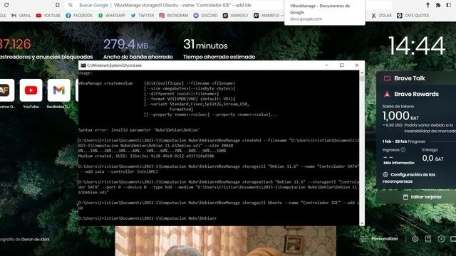 VIRTUALBOX COMANDOS | VBOXMANAGE DEBIAN