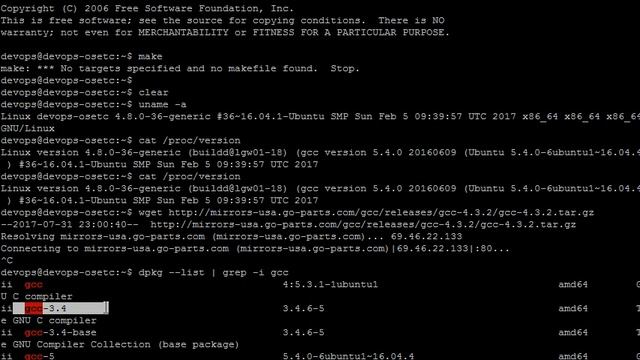 How to Know the GCC Version Used to Compile Linux kernel on Linux смотреть онлайн