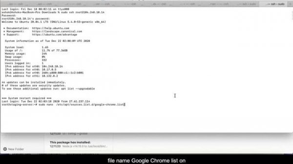 How to install Google Chrome on Ubuntu server with CLI(Command Line Interface)?