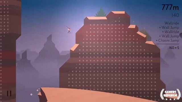 Alto's Odyssey | Jump from one wall to another смотреть онлайн