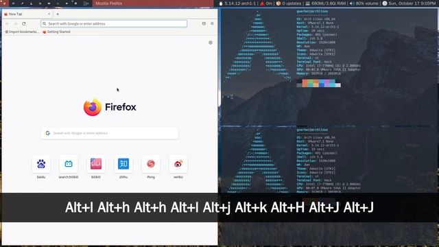 一键安装Arch Linux生活环境！DWM/ST/Ranger/Fcitx/Autojump смотреть онлайн