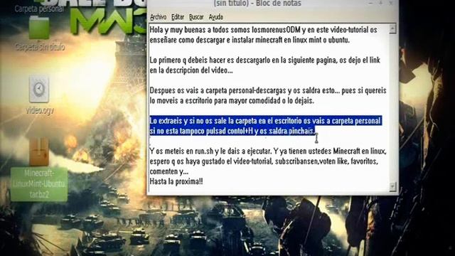 Descargar minecraft en linux o ubuntu facil y rapido смотреть онлайн
